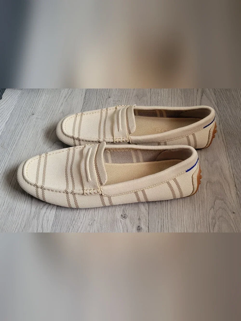 Rothy's The Driver Sandy Shore Tan & Brown Loafers, Women's US 12.5 EU 42.5